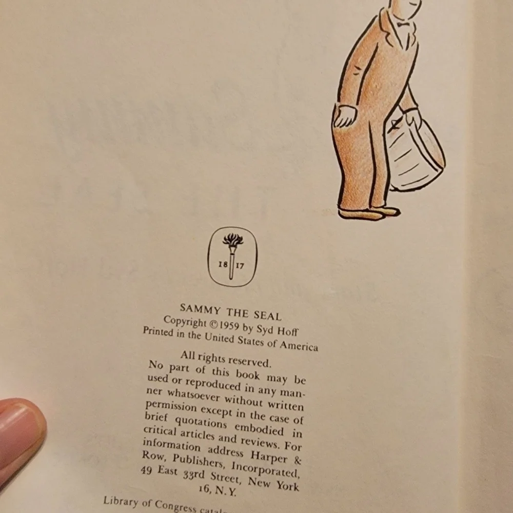 Two children books. Sammy the seal and Danny and the dinosaur by Sydney Hoff - Picture 11 of 12
